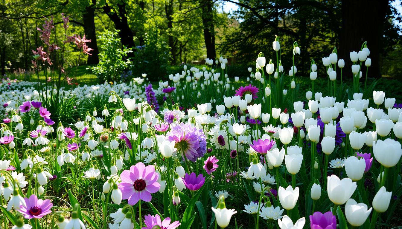 białe kwiaty wiosenne