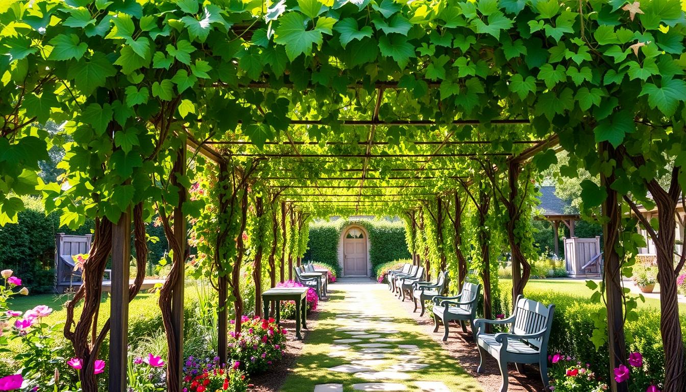 pergola na winogrona