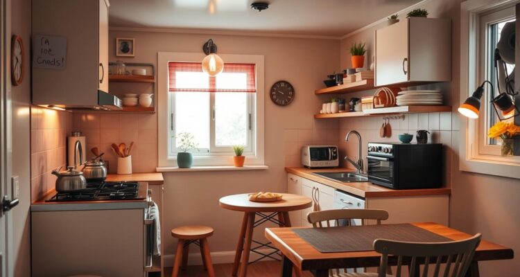 Ciąg kuchenny w małej kuchni