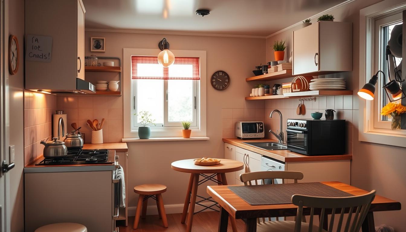 Ciąg kuchenny w małej kuchni