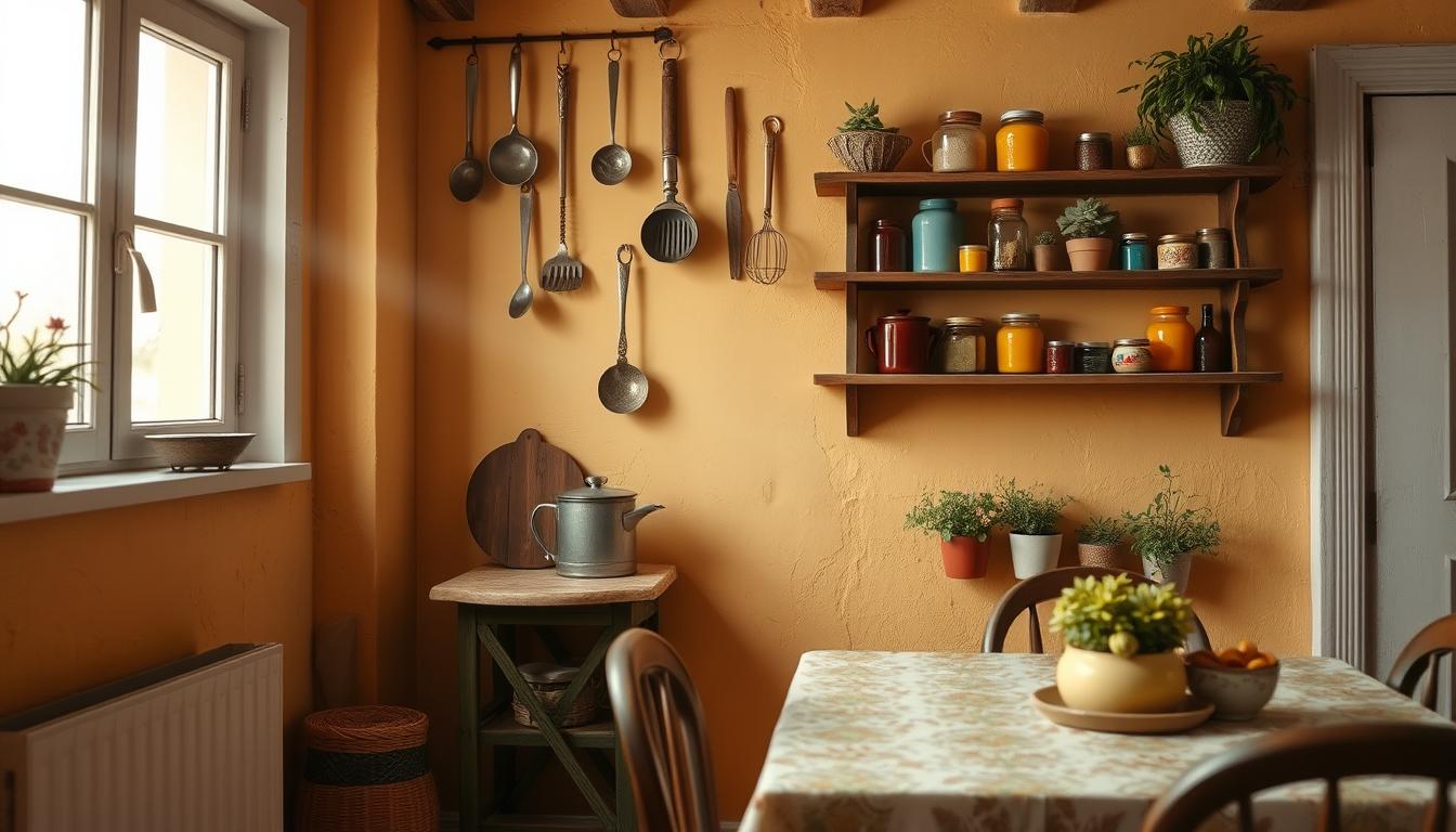 Co na ścianę w kuchni koło stołu