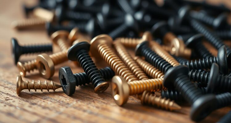 Czarne czy złote wkręty do drewna