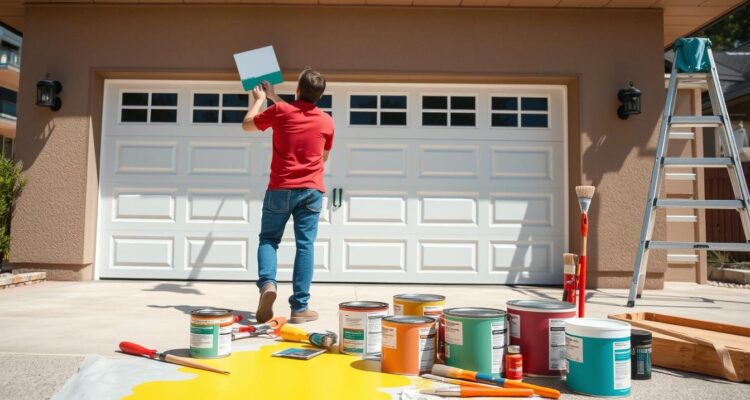 Czym pomalować bramę garażową