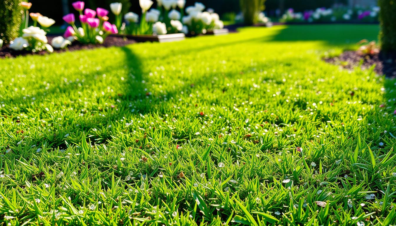 Czym posypać trawnik na wiosnę