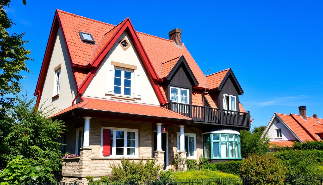 Dom z czerwonym dachem - jaka elewacja