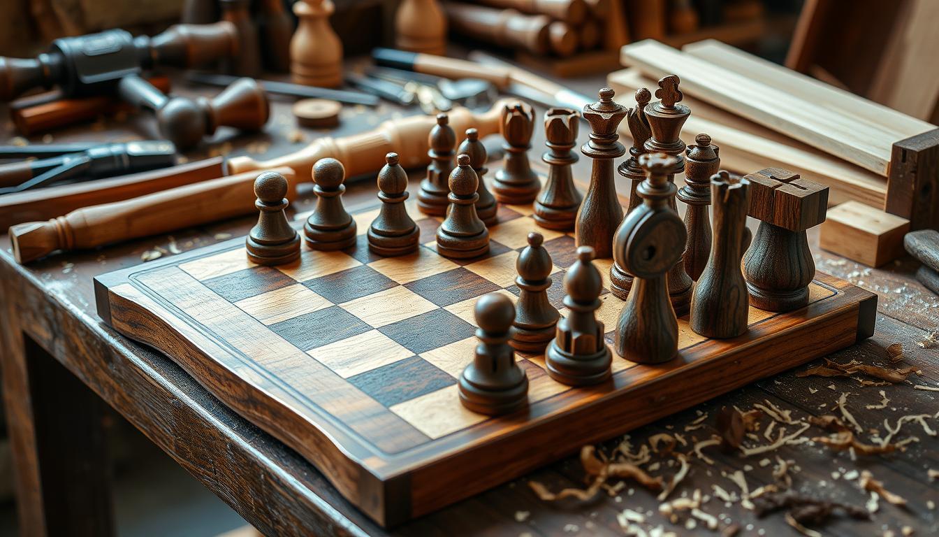 Jak Zrobić Szachy z Drewna