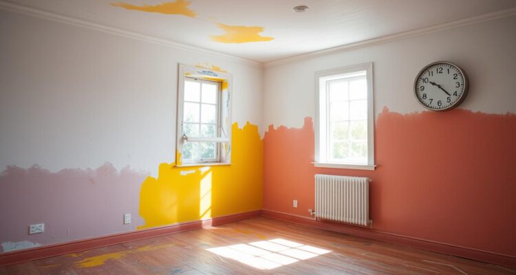 Jak długo schnie farba na ścianie