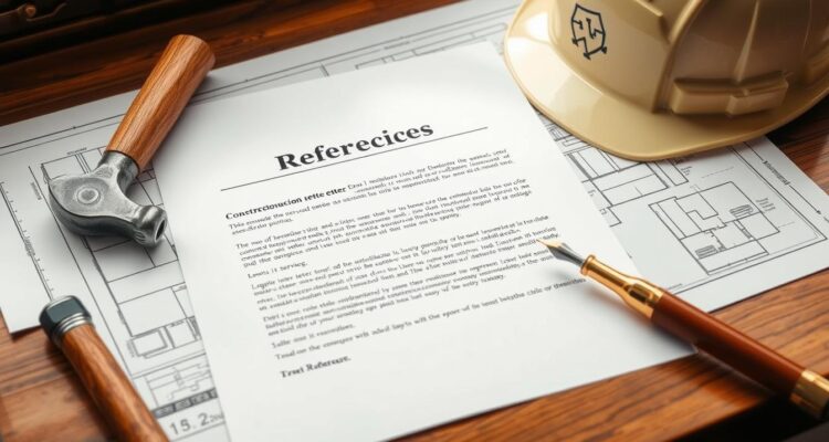 Jak napisać referencje dla firmy budowlanej