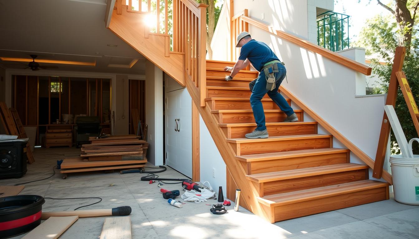 Jak obniżyć stopnie schodów