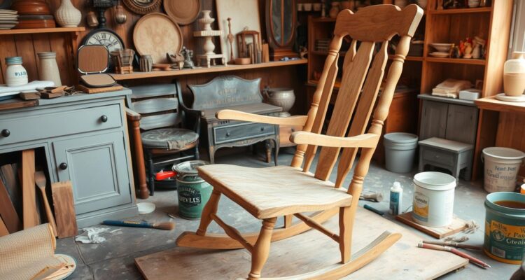 Jak odnowić drewniany fotel bujany