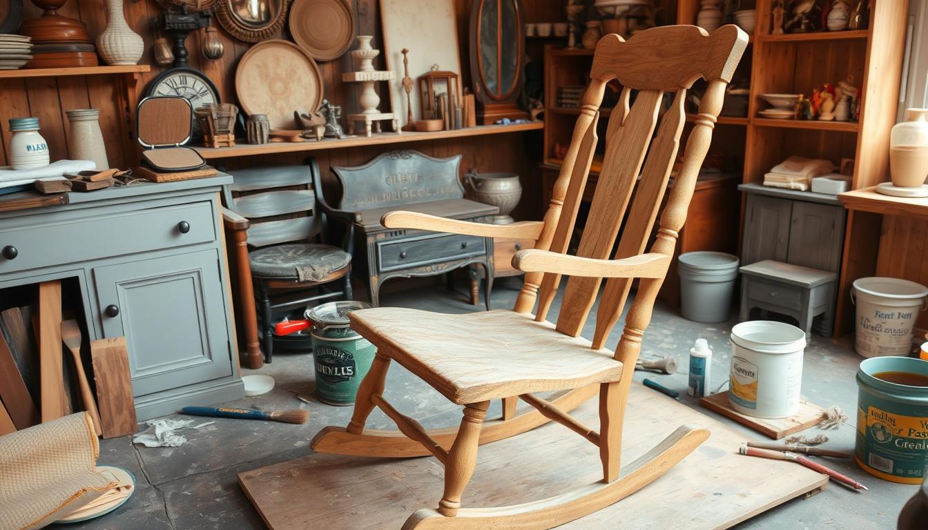 Jak odnowić drewniany fotel bujany