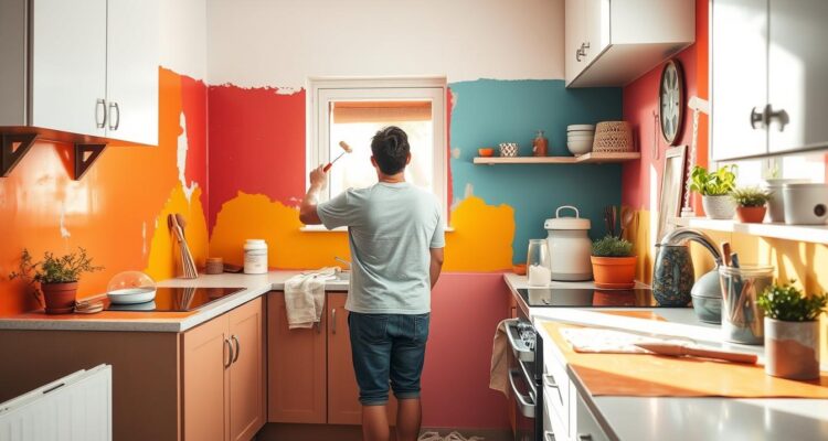 Jak pomalować tłuste ściany w kuchni