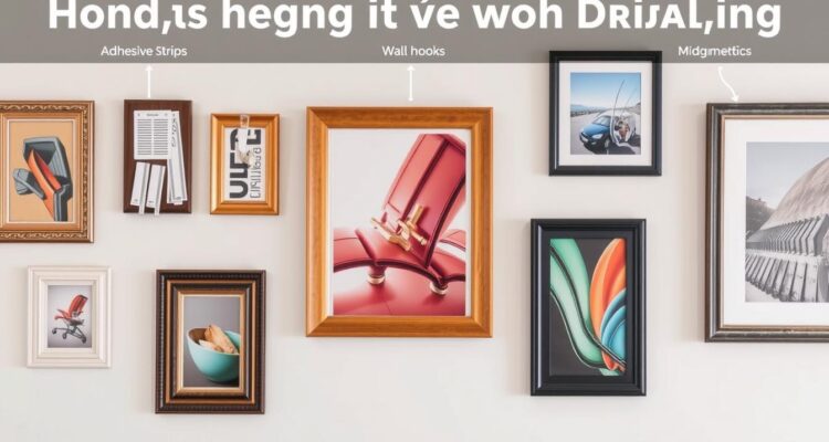 Jak powiesić obraz bez wiercenia