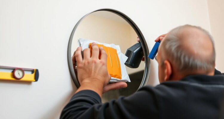 Jak przykleić lustro do ściany gipsowej