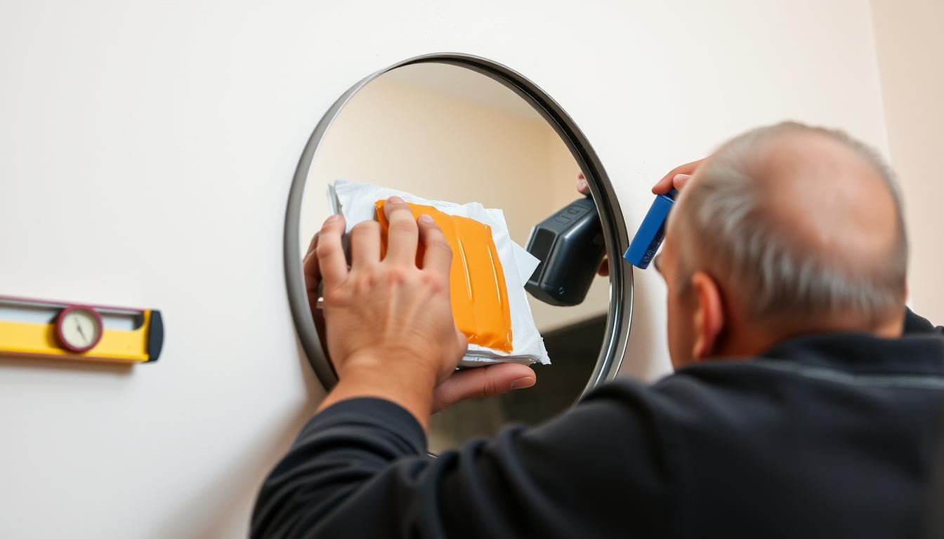 Jak przykleić lustro do ściany gipsowej