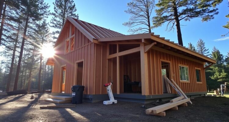 Jak samemu zbudować dom z drewna