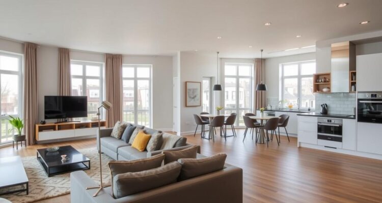 Jak urządzić salon z aneksem kuchennym 30m2