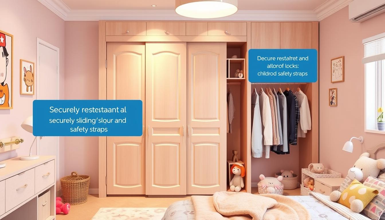 Jak zabezpieczyć szafę przesuwną przed dzieckiem