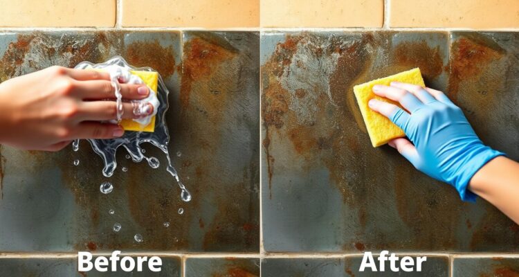 Jak zamalować tłuste plamy w kuchni