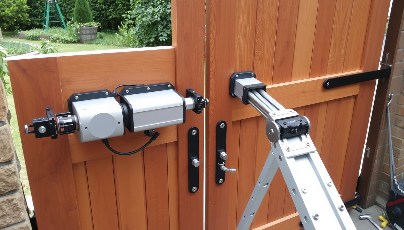 Jak zamontować siłowniki do bramy skrzydłowej