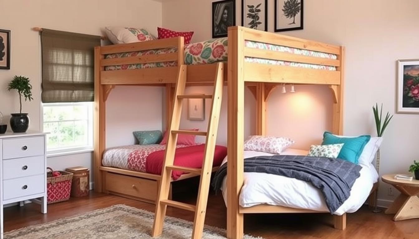 Jak zrobić łóżko piętrowe z dwóch łóżek?