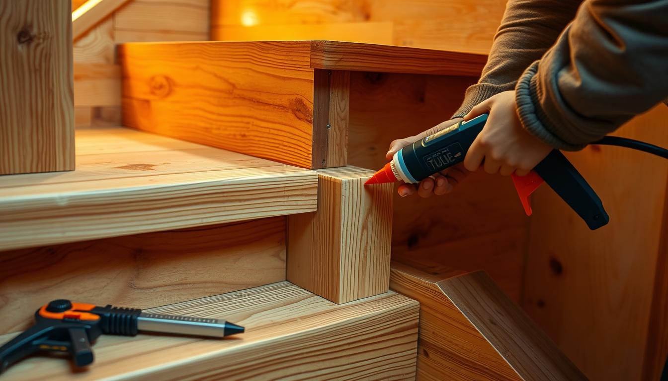 Jaki klej do schodów drewnianych