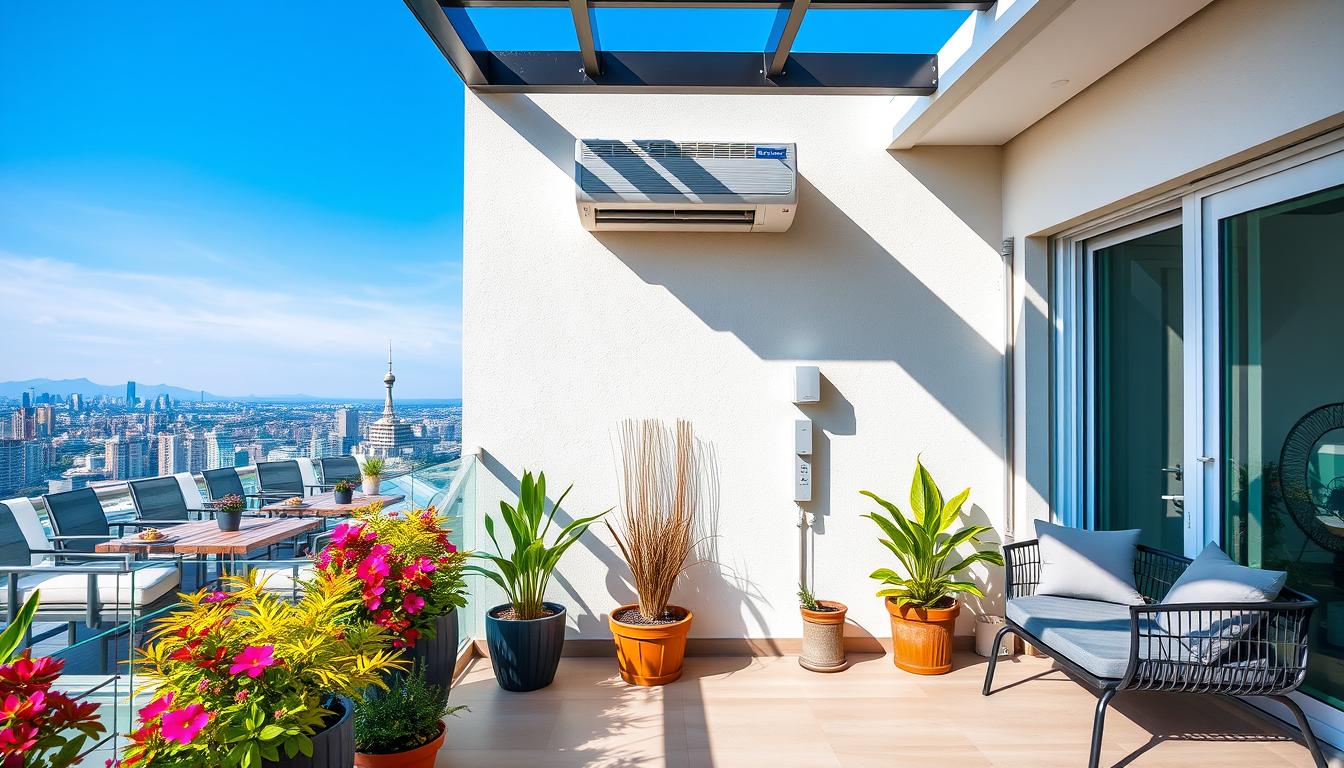 Klimatyzator na balkonie