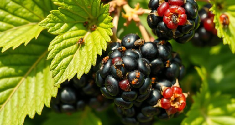 Szkodniki jeżyny bezkolcowej