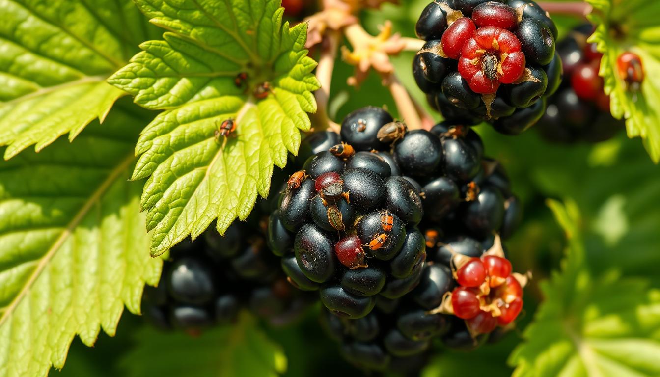 Szkodniki jeżyny bezkolcowej