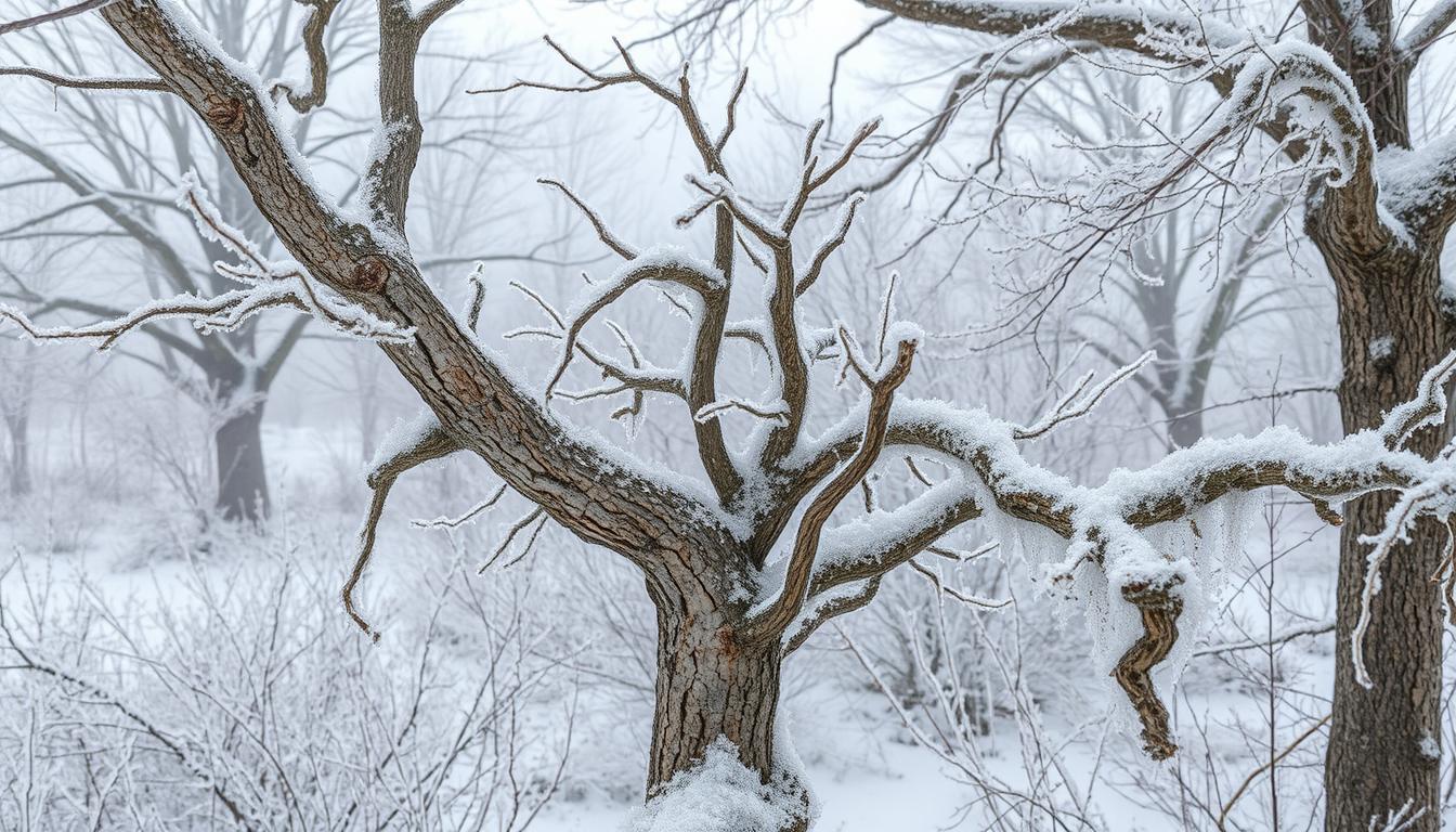 Uszkodzenia mrozowe drzew