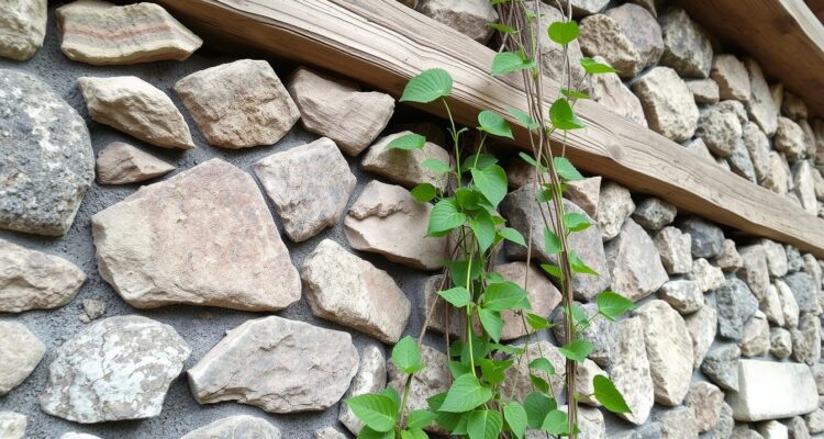 Z czym połączyć kamień na ścianie