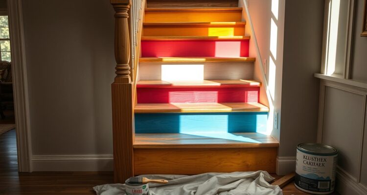 jak pomalować schody drewniane