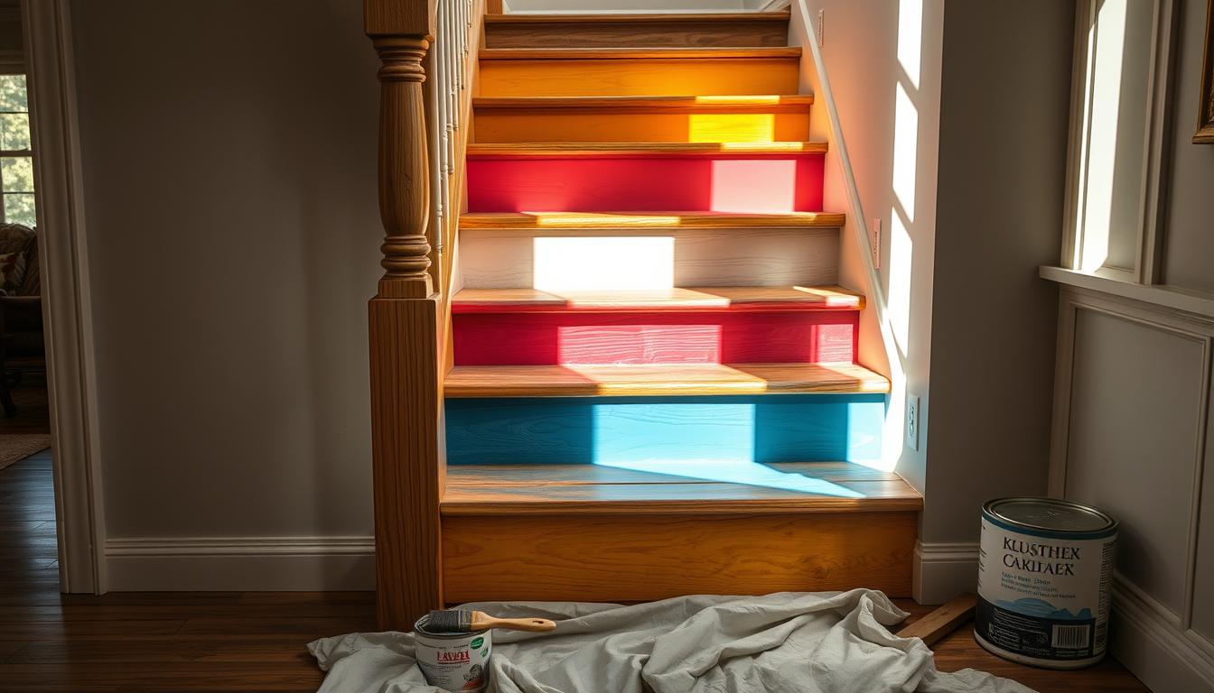 jak pomalować schody drewniane