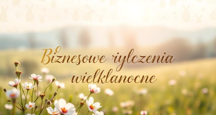 Biznesowe życzenia wielkanocne