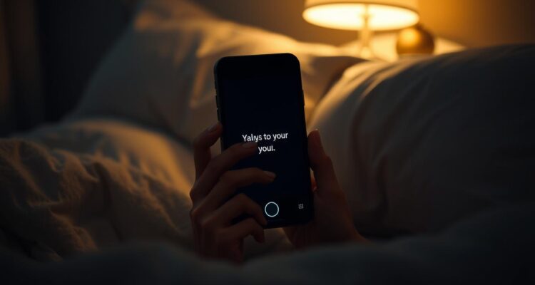 Czuły sms na dobranoc