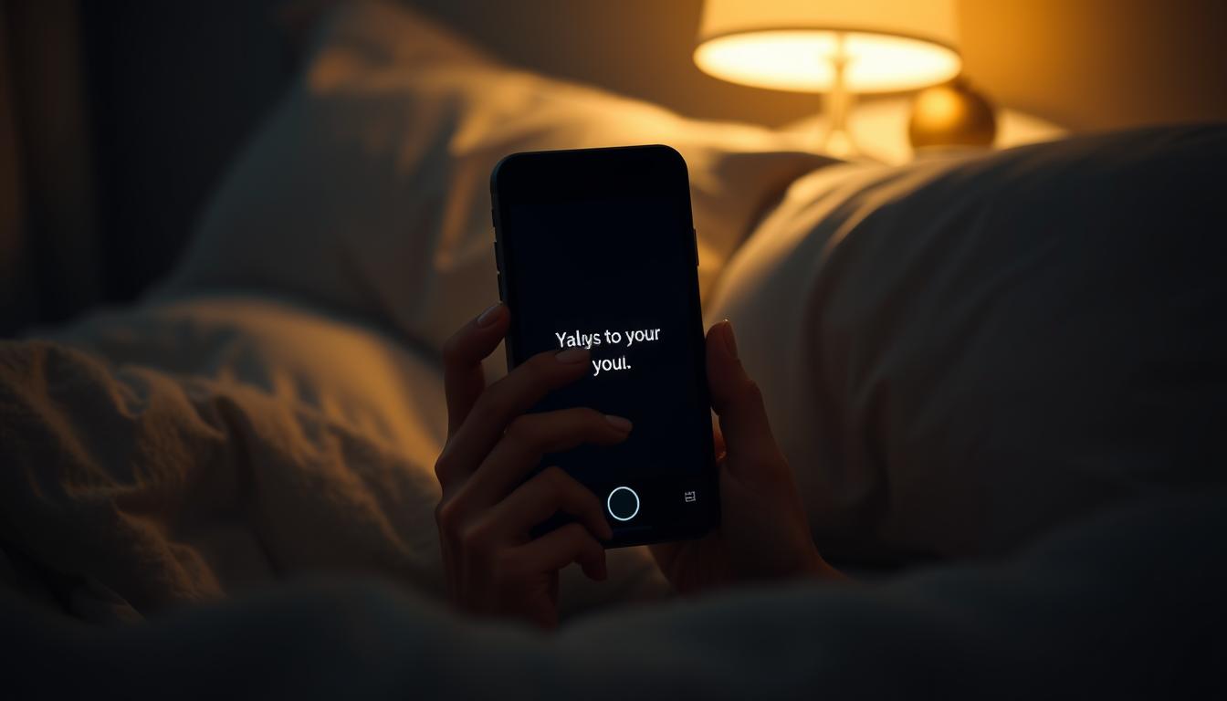 Czuły sms na dobranoc