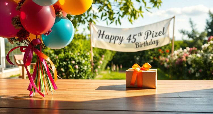 Krótkie życzenia na 45 urodziny