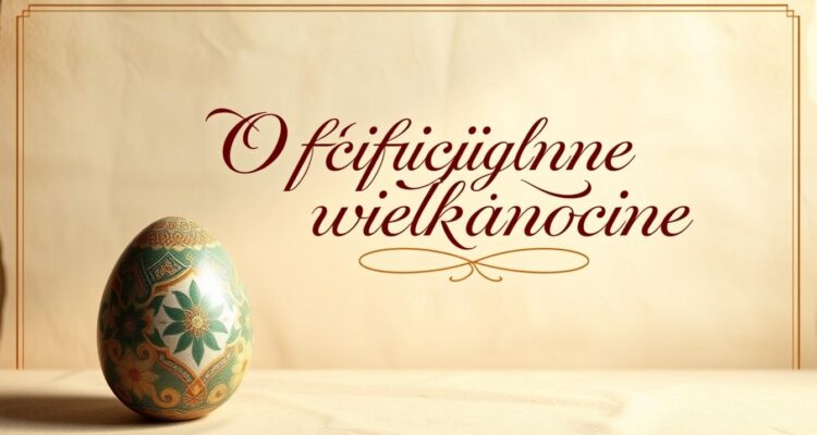 Oficjalne życzenia wielkanocne