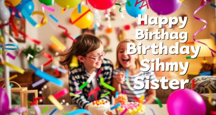 Śmieszne życzenia urodzinowe dla siostry