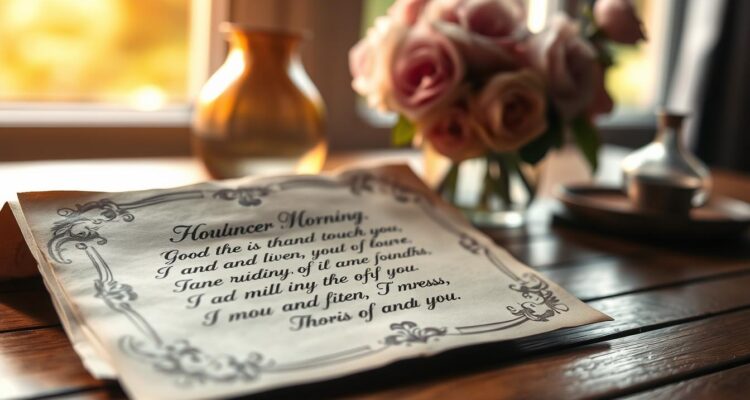 Wierszyk miłosny na dzień dobry