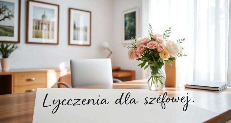 Życzenia dla szefowej