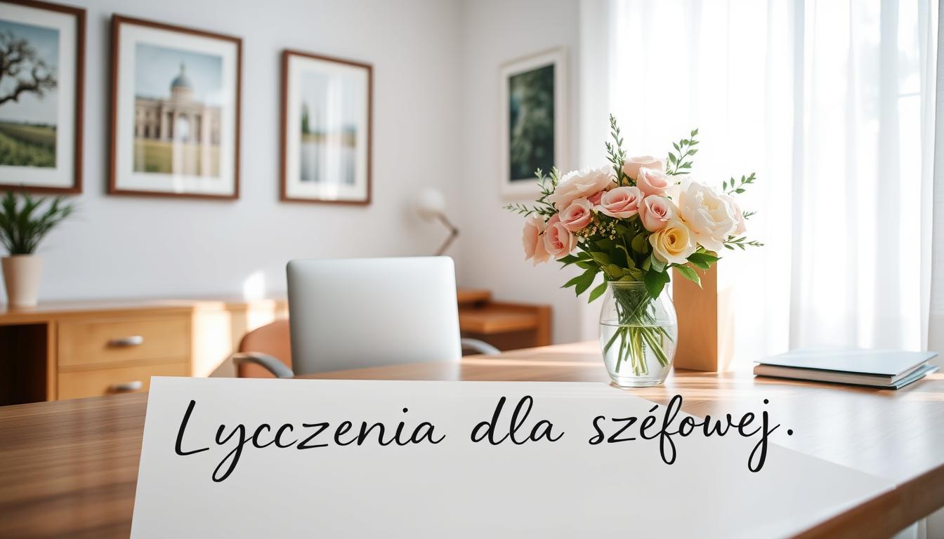 Życzenia dla szefowej