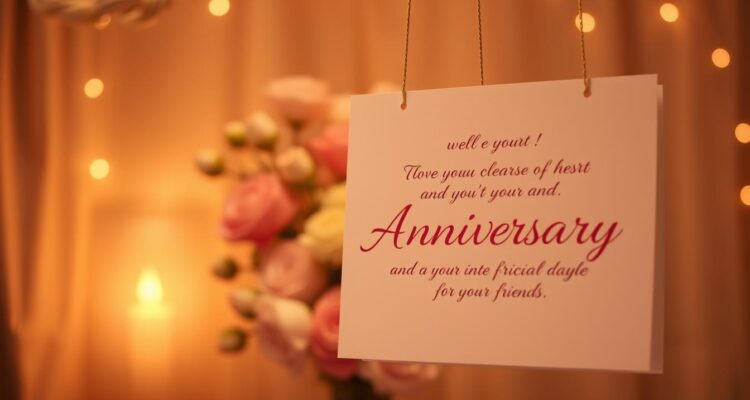 Życzenia na rocznicę ślubu dla znajomych