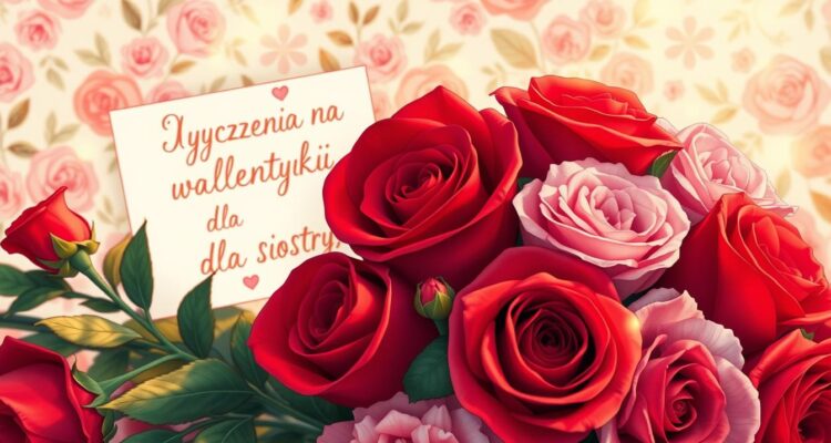 Życzenia na walentynki dla siostry