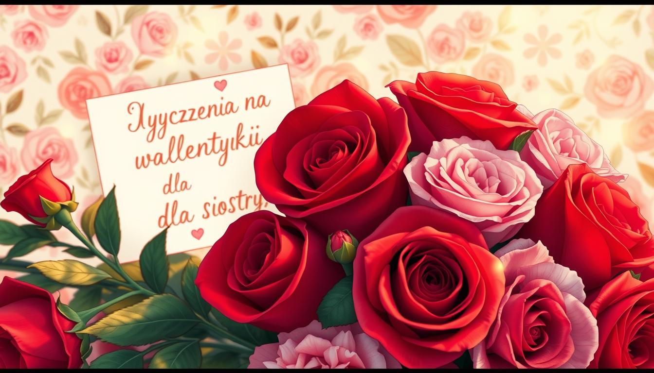Życzenia na walentynki dla siostry