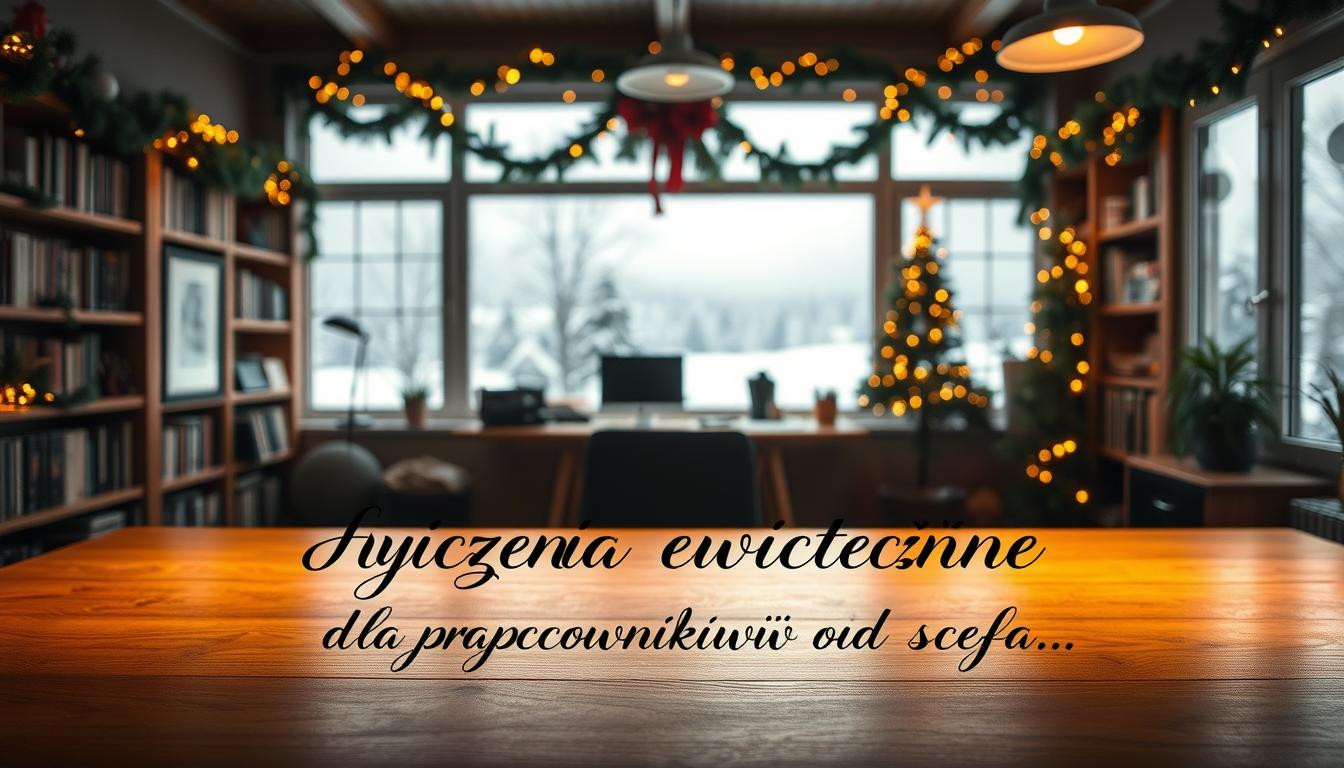 Życzenia świąteczne dla pracowników od szefa