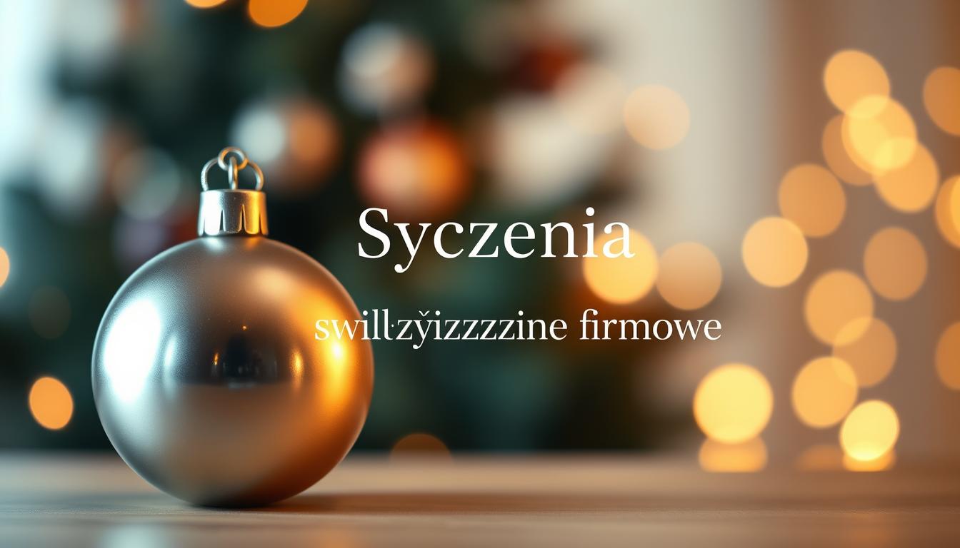 Życzenia świąteczne firmowe