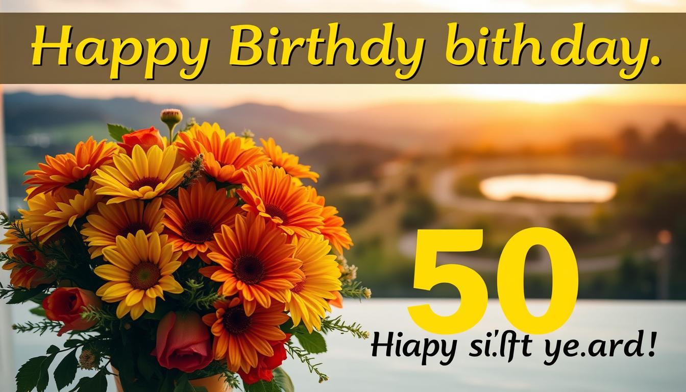 Życzenia urodzinowe 50 lat