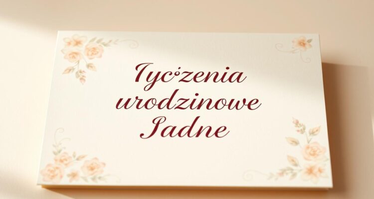 Życzenia urodzinowe ładne